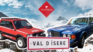 A TALE OF TWO VAL d'ISERE CARS - FIAT PANDA VS BENTLEY VAL d'ISERE 4K