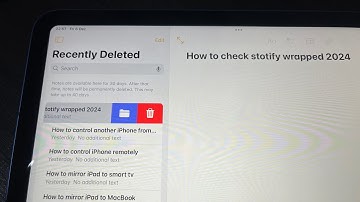 iPadOS 18: How to Recover Deleted Notes on iPad