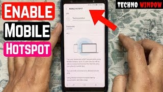 How to Enable Mobile Hotspot on Samsung Galaxy A7 (2018) screenshot 3