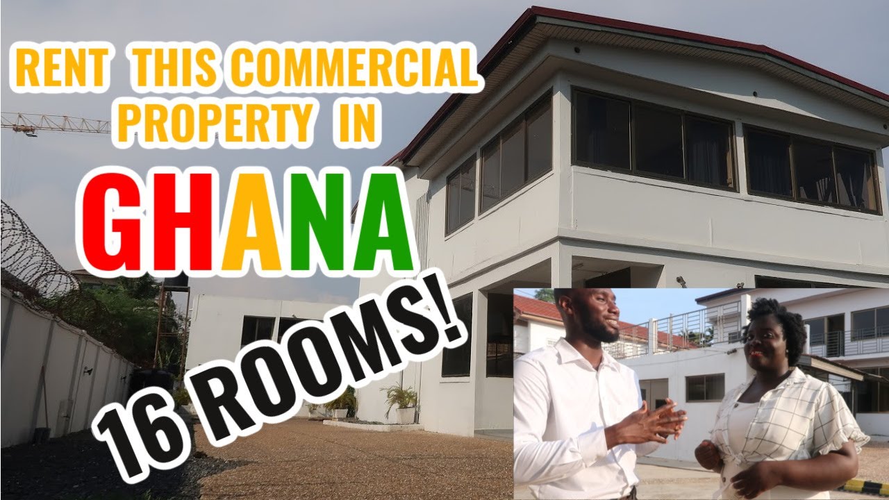 RENT THIS HOUSE IN GHANA FOR YOUR BUSINESS! REAL ESTATE BUILDING IN