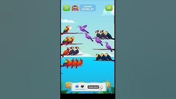 Bird Sort Puzzle l Classic Level 37 to 38 l Bird Sort Color Puzzle l Bird Sort Puzzle Challenge
