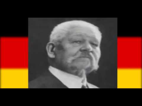 Paul von Hindenburg Sings Baka Mitai