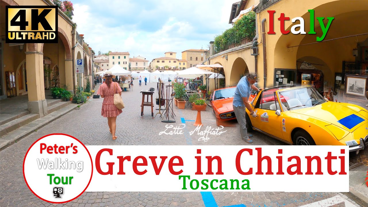 Greve in Chianti, Tuscany, Italy Walking Tour 2021 4k YouTube