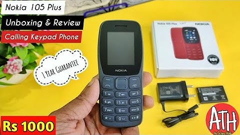 Nokia 105 Plus Unboxing and Review | Best Keypad Phone Under 1000 | Auto Call Recording | #nokia105