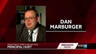 'He's everywhere, all the time': Perry teacher talks about wounded principal Dan Marburger