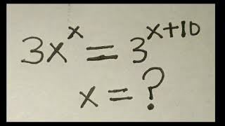 Can you solve this olympiad mathematics |Exponential Equation [step by step solution]