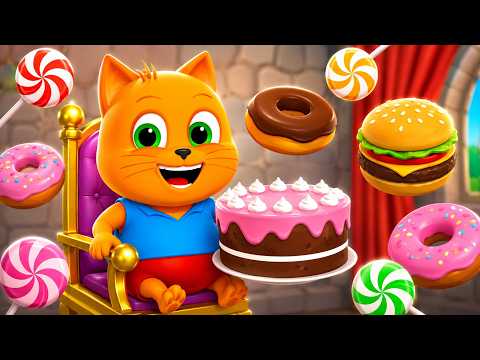 TENGO MUCHA HAMBRE - Familia de Gatos - Dibujos Animados Para Niños 4K