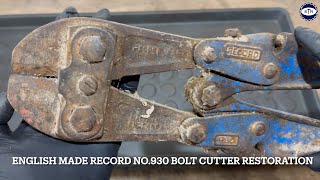 English Made Record No.930 Bolt Cutters Restoration - 4K