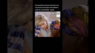 Princess Diana removes interviewer’s mic from the face of the girl