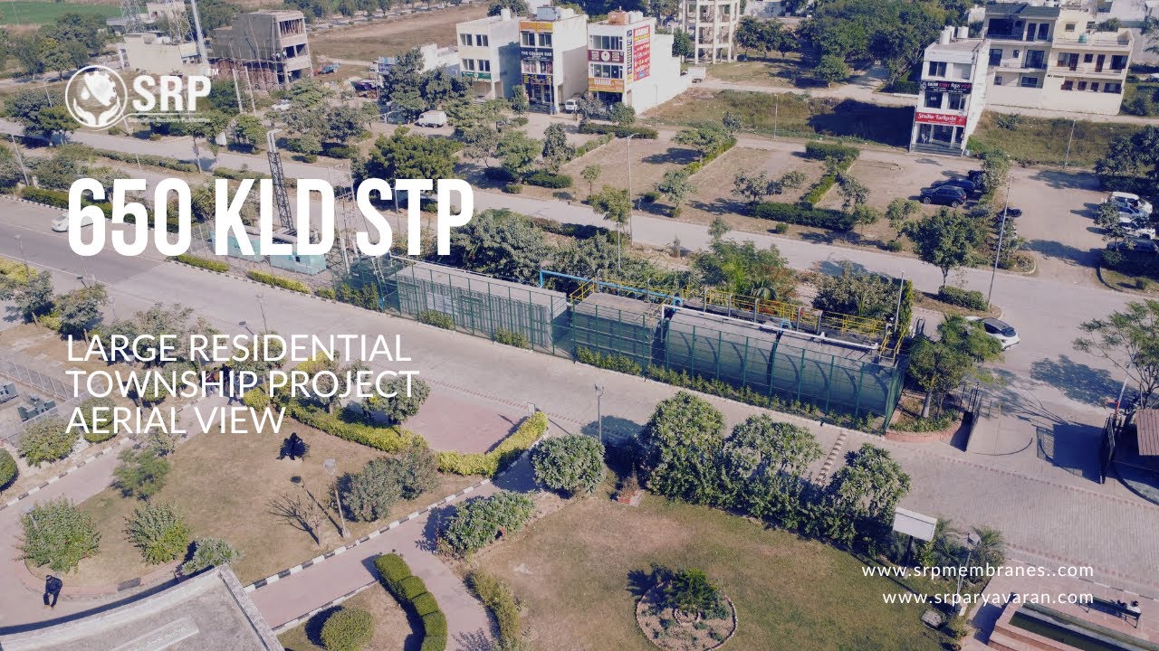 Integrated 650 KLD Sewage Treatment Plant at AWHO Mohali Aerial View| Client Feedback| SR Paryavaran