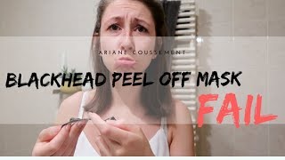 Blackhead Peel Off Face Mask Fail I Tryriane