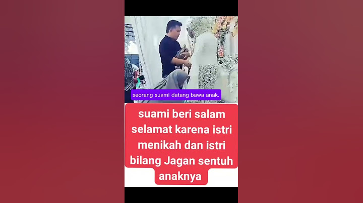 Suami ucapkan selamat kepada istrinya yg menikah lagi. #reels #nikah