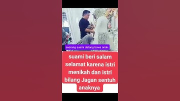 Thumbnail of Suami ucapkan selamat kepada istrinya yg menikah lagi. #reels #nikah