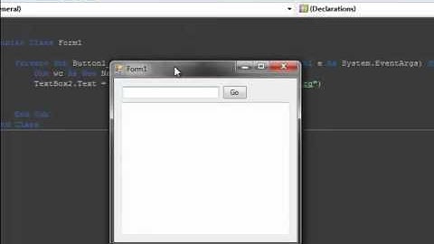 Visual Basic Web Client