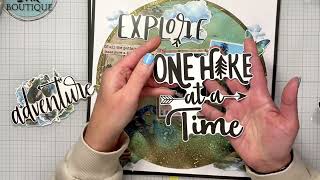 Inspiration Video #Layout 2 - Layout created by Heather for The Paper &amp; Ink Boutique