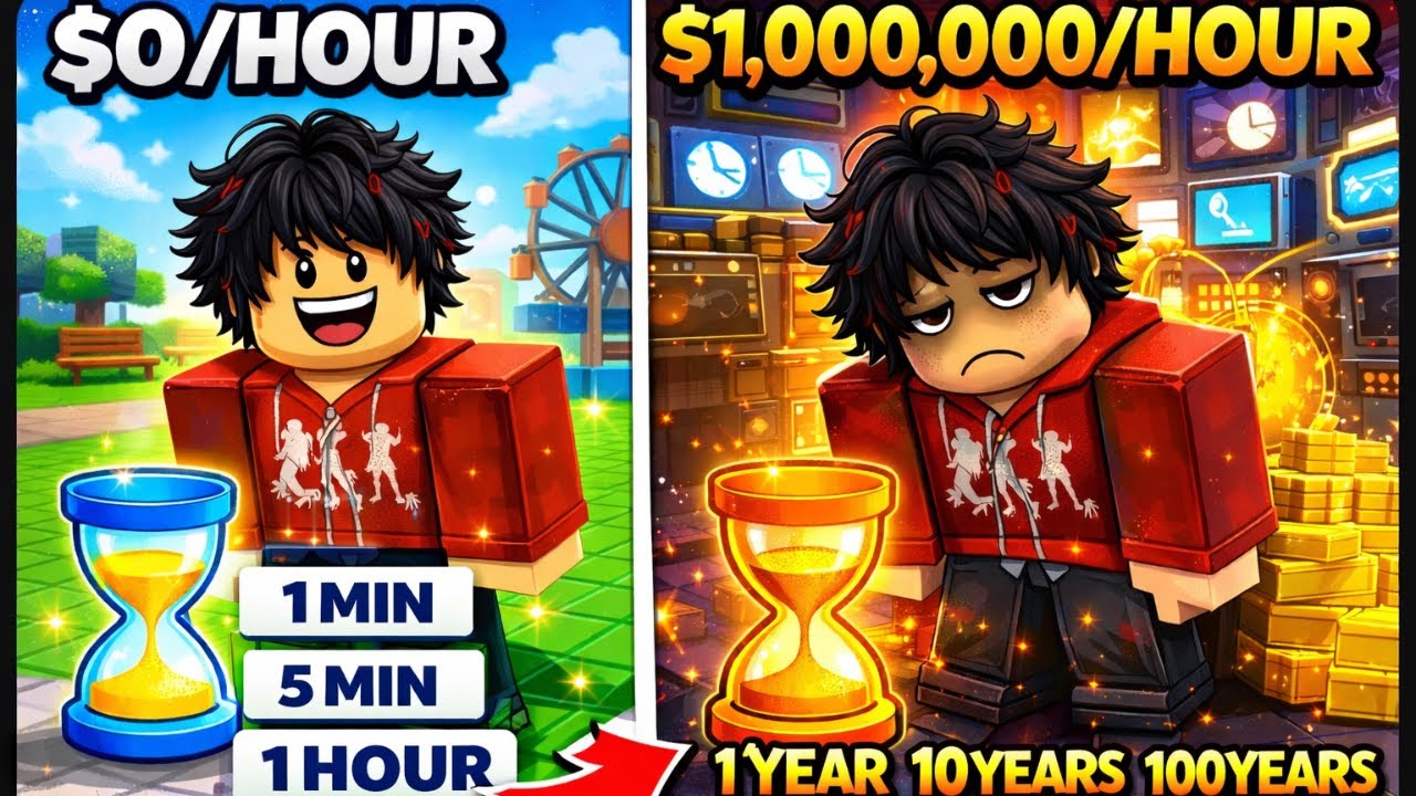 I BECAME A TIME GOD IN ROBLOX (Waste Time!)