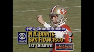 1990 NFC Championship - Giants vs 49ers HD