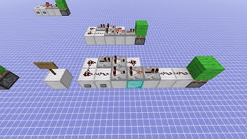 Redstone Basics: comparatorbased short pulse generators