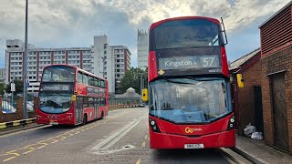 *Weird Sounding* | Wrightbus Micro-Hybrid Streetdeck | WSD17 (SN18XZL) | Go-Ahead London | Route 57
Here in this video, we have one of the buses you rarely see in my videos which is a Wrightbus Streetdeck and this time its on the Route 57! Decided to see how these WSDs do on this route and the performance on this route compared to 44s was quite interesting and whats even better was that it has some weird sound it was funny! The driver on this did alright there was a few revs here and there but the main focus here was just the weird sounding noise at the back on the bus which I thought was interesting!
These WSDs have now moved to Stockwell doing the 44s.
0:00-0:07: Intro
0:07-0:28: Bus Departing
0:28 onwards: Enjoy the WSD!
Filmed by SouthLondonBuses *Weird Sounding* | Wrightbus Micro-Hybrid Streetdeck | WSD17 (SN18XZL) | Go-Ahead London | Route 57