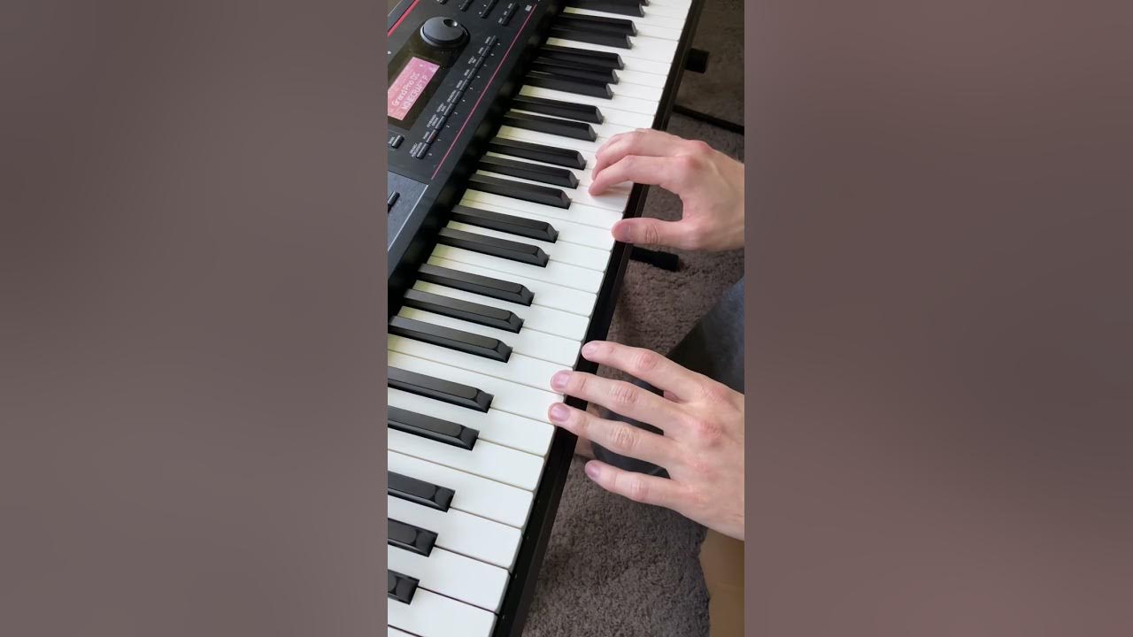 Minecraft Piano Tutorial - Sweden by C418 in 58 seconds #pianotutorial #short #minecraft #beginner