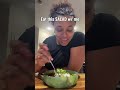 Potatoes + Green Onions = SALAD #girlmath #salad #bakedpotato #loadedpotato #healthycooking
