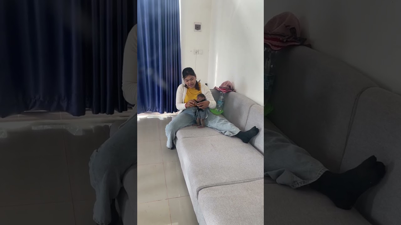 "Monkey Grabs His Meal Quickly"