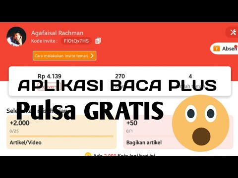 Give Away Hack Saldo Apk Baca Plus Untuk Pulsa 100000 Terbaru 2020 Youtube