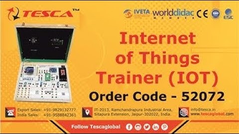 Internet of Things Tranier (IOT) || Process Control Trainers | Tesca52072
