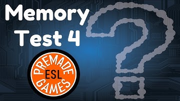 Memory Game (Part 4) | How Good Is Your Memory? | English Beginners Level