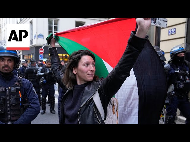 Students end pro-Palestinian demonstration at prestigious Sciences Po university in French capital