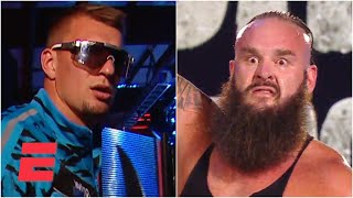 Wrestlemania 36 Night 1 Highlights Include Gronk, Kevin Owens And Becky Lynch Wwe On Espn