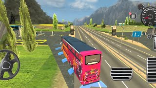 US Coach Drive Simulator Games - Offroad Bus Simulator 3D: Coach Bus Driving 2025 - Android Gameplay screenshot 5