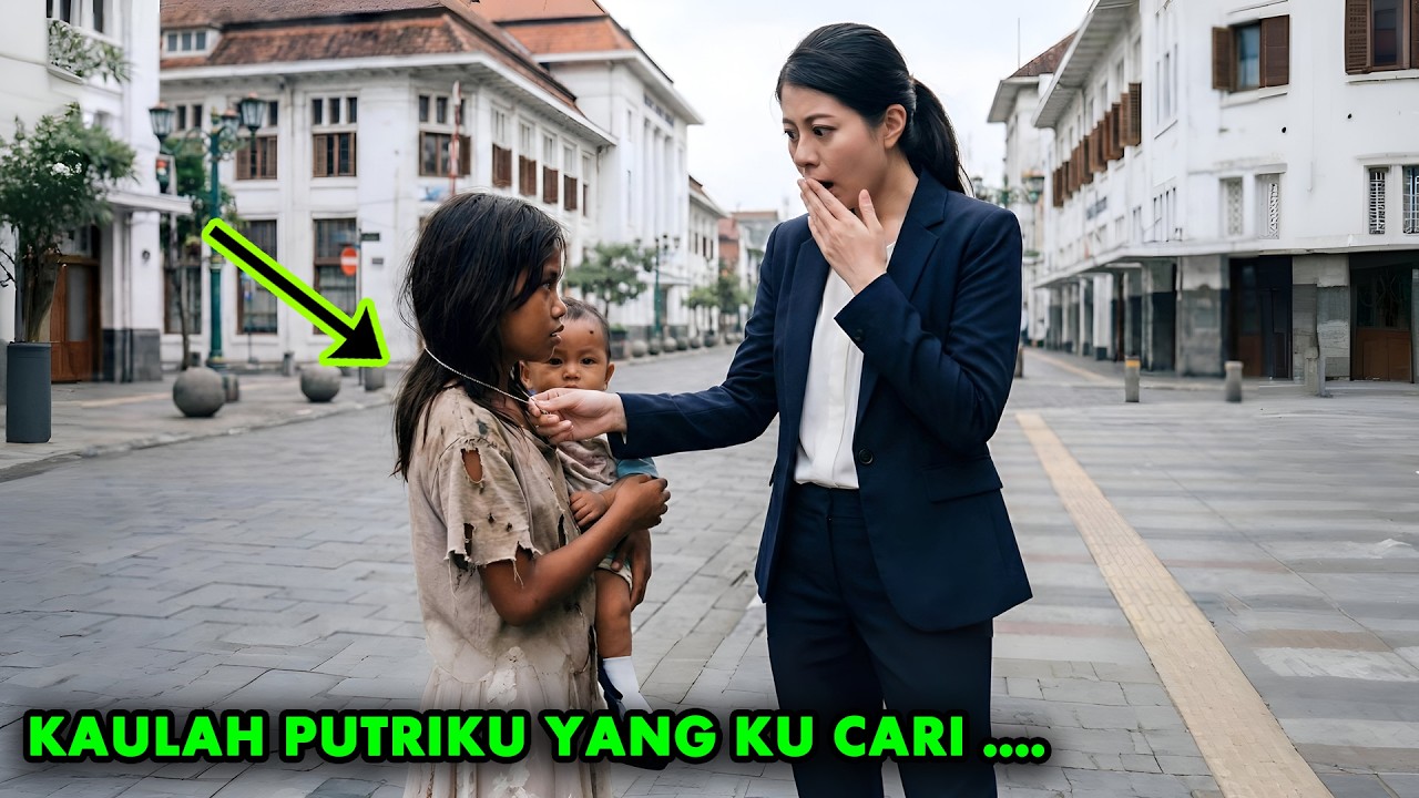 Viral !! Wanita Milyader Terkejut Lihat Pengemis Kecil Gunakan Kalung Sama Dengan Putrinya Yg Hilang