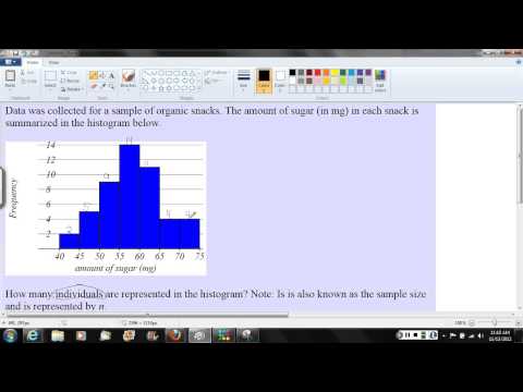 Histogram (find N)
