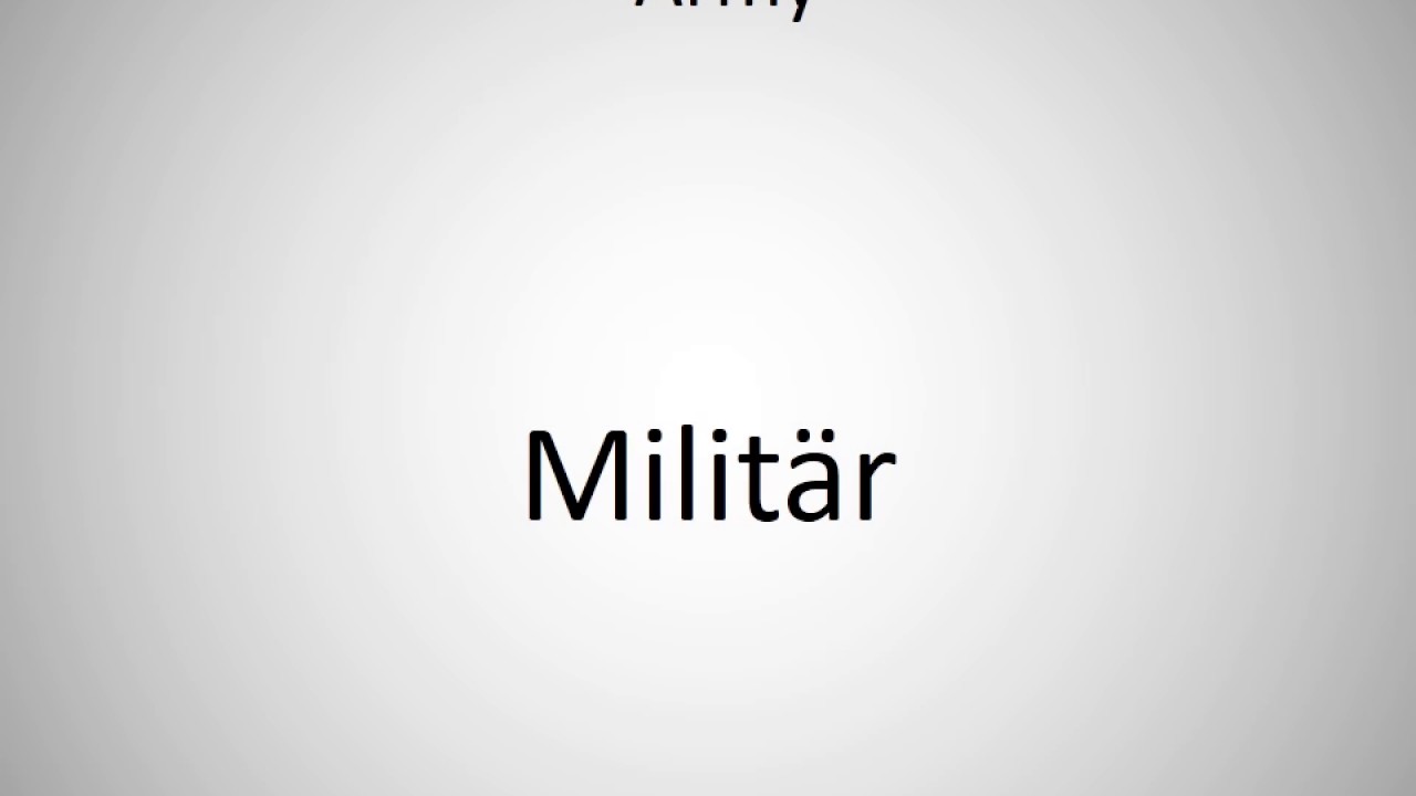 How To Say Army In German YouTube how-to-say-army-in-german-youtube