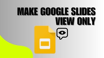 How To Make Google Slides View Only