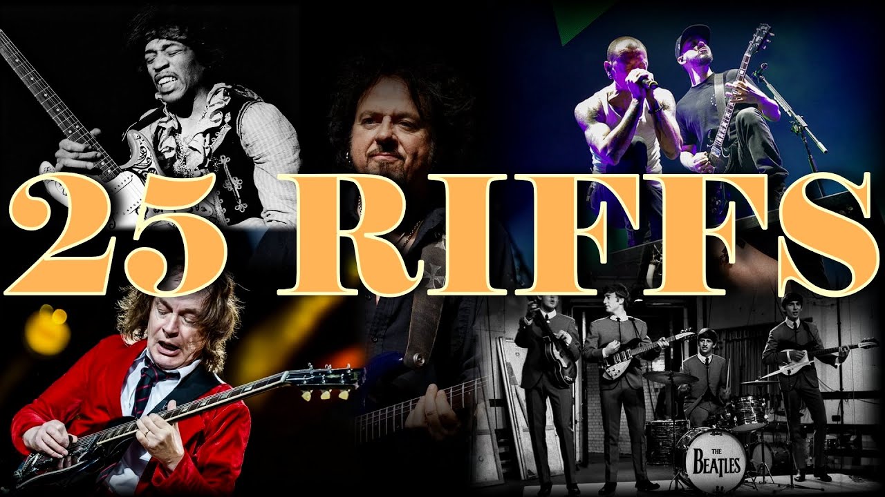 25 ULTIMATE GUITAR RIFFS & INTROS | Sheet Music & TABs - YouTube
