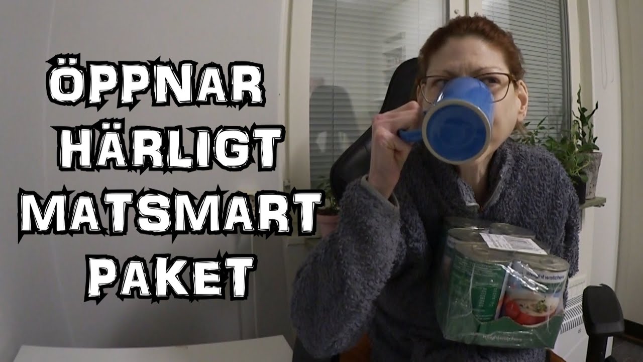 Matsmart unboxing med stor variation av varor