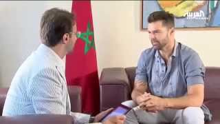 Ricky Martin&#39;s interview at &quot;Al Arabiya&quot; in Rabat, Morocco. #Mawazine2014