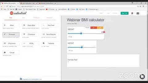 Webinar Calculoid - Health calculators 27. 6. 2018