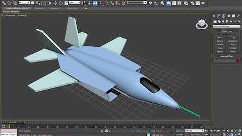 3D Max - Creating a basic Jet Plane - Intro Video 1