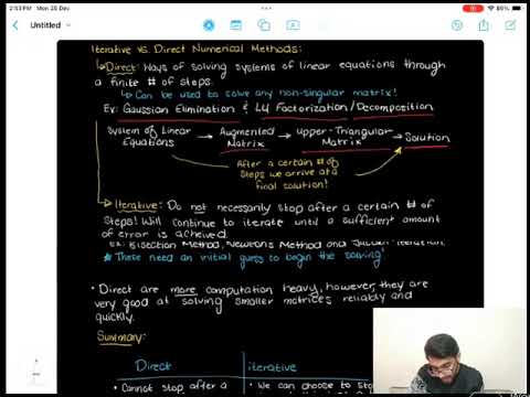 Computer Oriented Numerical Method - Internal 2 - Q4