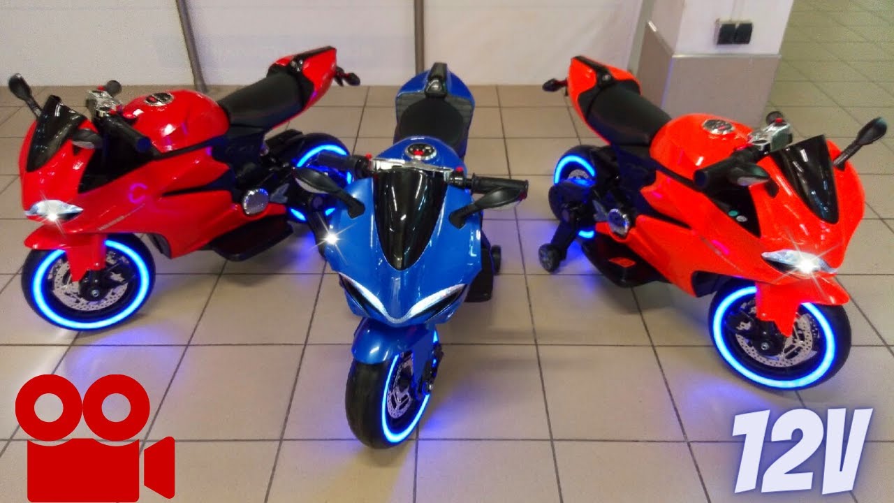 Обзор детского электро мотоцикла на аккумуляторе A111AA - YouTube