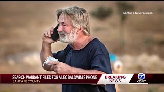 Search warrant issued for Alec Baldwin's cell phone