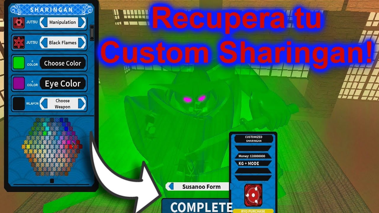 Del Custom Sharingan Roblox NRPG Beyond YouTube 