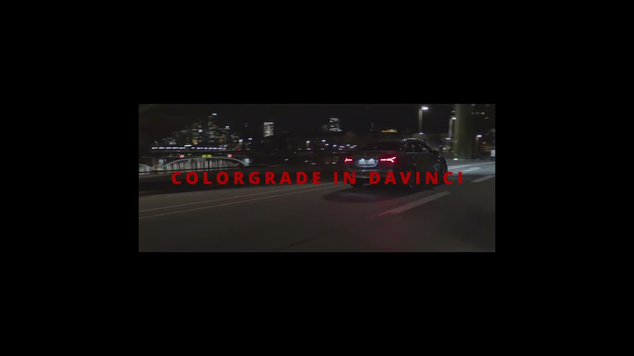 Before And After Colourgrade In DAVINCI RESOLVE...