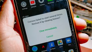 OPPO A12 Camera failed to start times. Restore it by clearing history oppo a12 camera problem solve screenshot 4