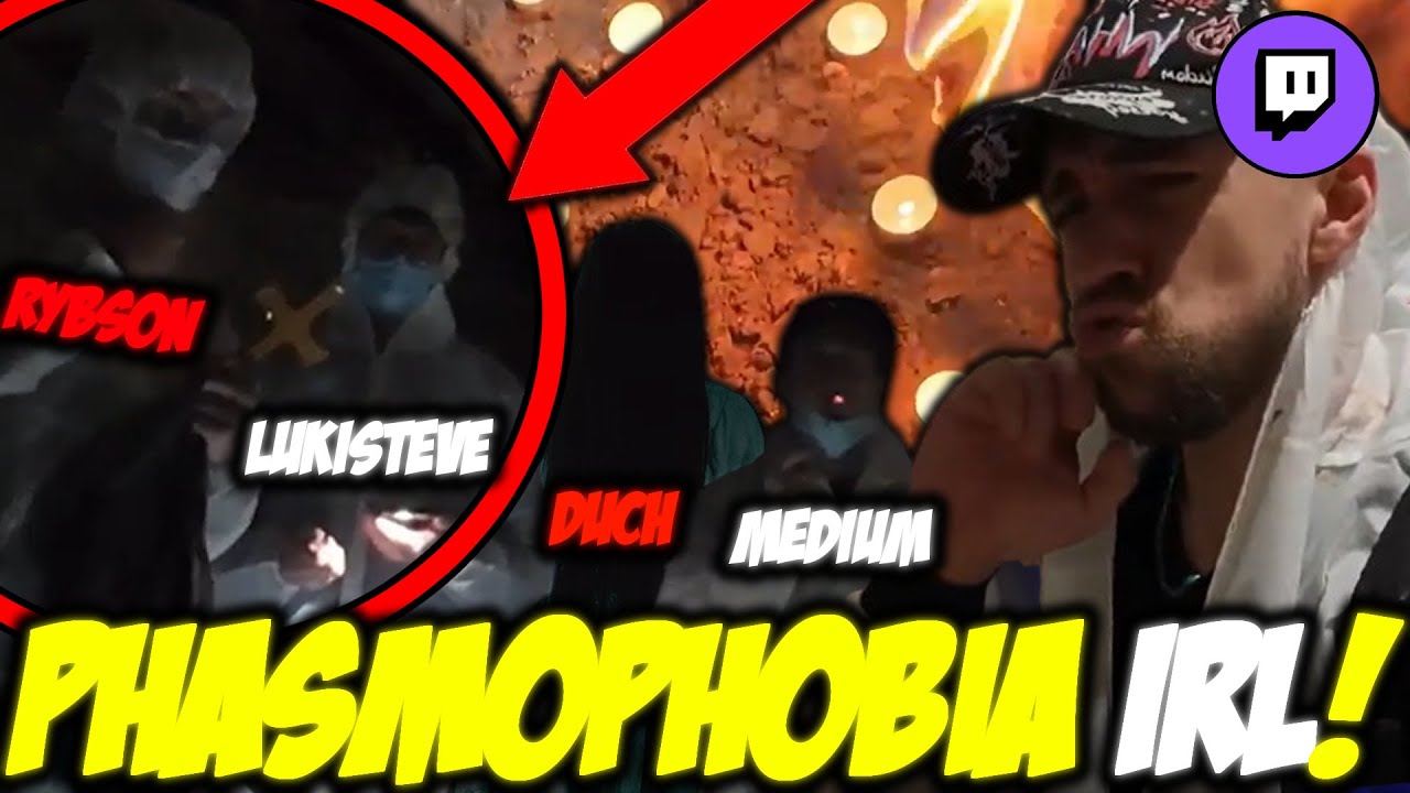 PHASMOPHOBIA IRL! RYBSON! LUKISTEVE! PARAMAXIL! SUCHAR MAZURY! OLSZA! MAMMON! SZKLANA WIADOMOŚCI TTV