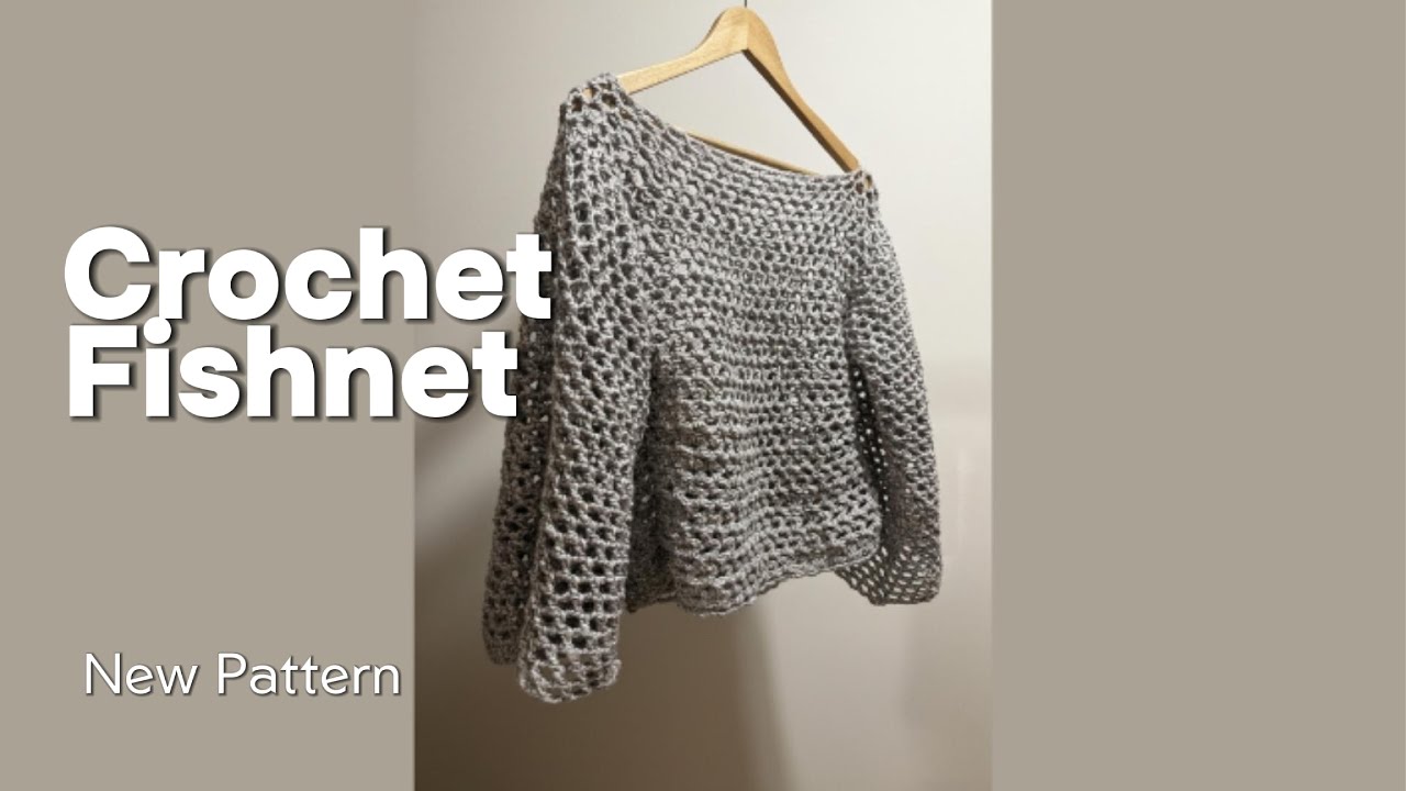 Easy Crochet Fishnet  Top🧶  Trendy Handmade Look