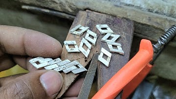 Silver cuban link chain bracelet ! How to make cuban chain bracelet